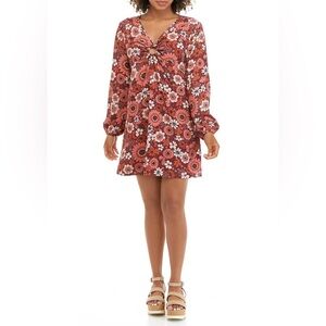 As You Wish Floral Long Sleeve Dress